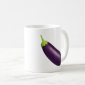Mug Eggplant Emoji (Devant droit)