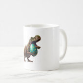 Mug Eggspert Oeufs de Pâques Chasse Dinosaure Bunnies (Devant droit)