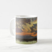 Mug Église de Frederic Edwin - ciel au coucher du (Devant gauche)