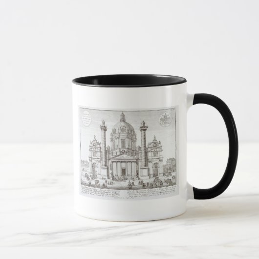 Mug Église de St Charles Borromeo (1538-84), Vienne, (Droite)