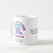 Mug ÉGLISE MERCHANDISE Personnalisée Ajouter votre log (Devant gauche)