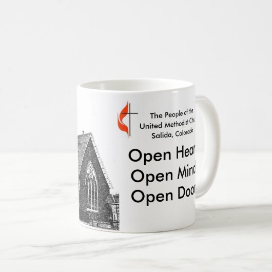 Mug Église Méthodiste Unie (Devant droit)