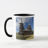 Mug Église orthodoxe russe traditionnelle en bois (Gauche)