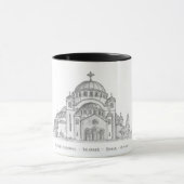 Mug Église Saint-Sava, Belgrade, Serbie (Centre)