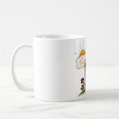 Mug Église Sunny Avec Fleurs Rustique Charme De Pays (Gauche)