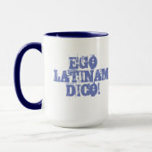 Mug Ego Latinam Dico ! - Je parle latino sanglier (Gauche)