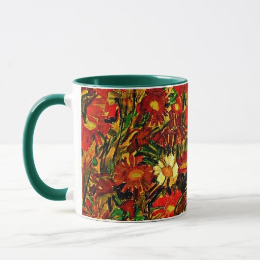 Mug Egon Schiele - Champ de fleurs. (Gauche)