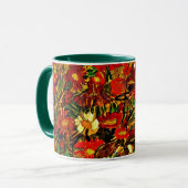 Mug Egon Schiele - Champ de fleurs. (Devant gauche)