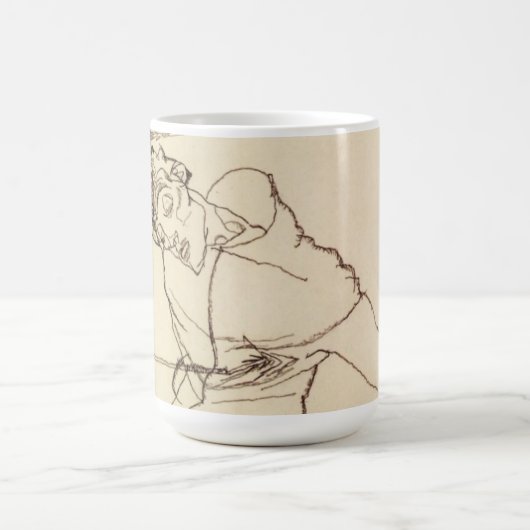 Mug Egon Schiele-Self Portrait As St Sebastian (Centre)