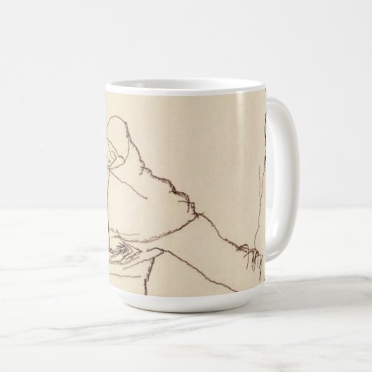 Mug Egon Schiele-Self Portrait As St Sebastian (Devant droit)