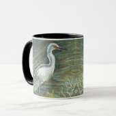 Mug Egret Bird Water Art (Devant gauche)