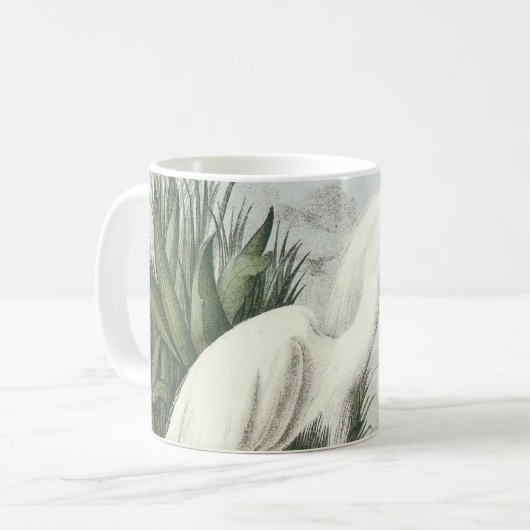 Mug Egret de neige par Audubon (Devant gauche)