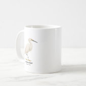 Mug Egret neigeux - Oiseaux de Californie (Devant gauche)