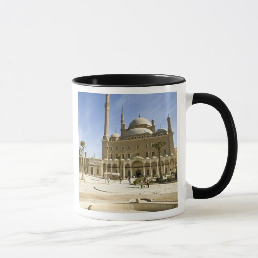 Mug Egypte, Le Caire. L'imposante mosquée Mohammed Ali (Droite)