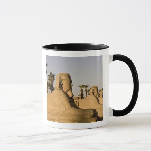 Mug Égypte, Louxor. L'Allée des Sphinx mène à (Droite)