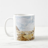 Mug Égypte Sphinx Gizeh Pyramides Voyager Art (Gauche)