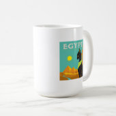 Mug Égypte | Terre du Pourcentage Feline (Devant droit)