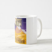 Mug Egypte - Visitez l'affiche de vacances des Pyramid (Devant droit)