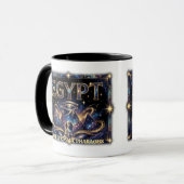 Mug Egyptian Eye of Horus Cosmic Pyramid Art (Devant gauche)