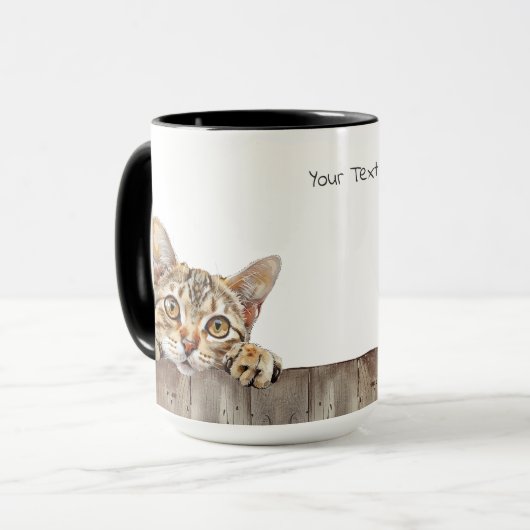 Mug égyptienne de chat Mau (Devant gauche)