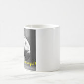 Mug Eh bien bonjour là belle - Un perroquet gris dépla (Centre)