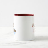 Mug Eh bien, je serai damnée conception | Punition de (Centre)