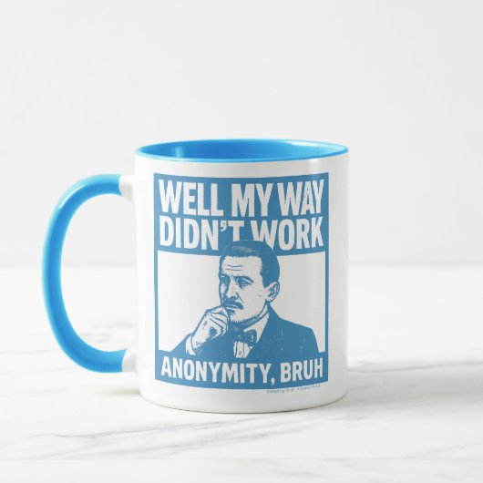 Mug Eh bien, ma façon n'a pas fonctionné - Anglais - T (Gauche)