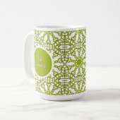 Mug Eid Moubarak Carte de voeux Aïd Vert (Devant gauche)