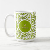 Mug Eid Moubarak Carte de voeux Aïd Vert (Gauche)