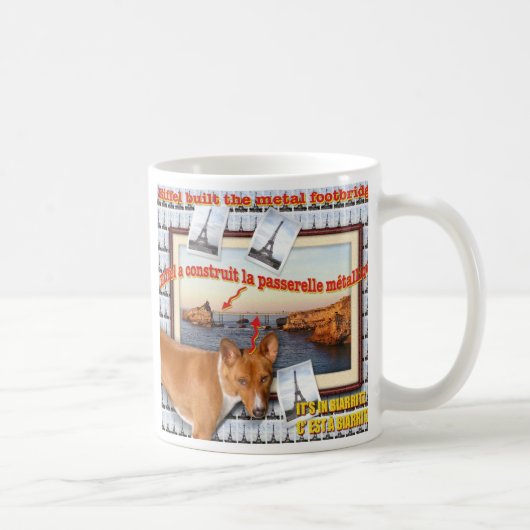 Mug Eiffel a construit la passerelle métallique. (Droite)