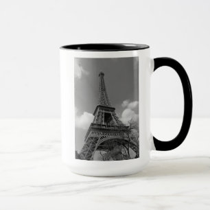 Mug Eiffel nuageux en noir et blanc, 2015
