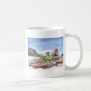 Mug Eilean Donan Castle Watercolor Painting