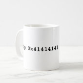 Mug eip 0x41414141 0x41414141 (Devant gauche)