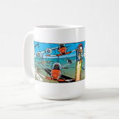 Mug Éjecteur Seat de canard de tintement de marais (Devant gauche)