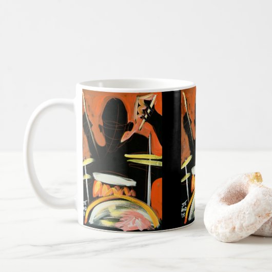 Mug ejgoldguru - Acrylique - Fête des tambours (Avec donut)