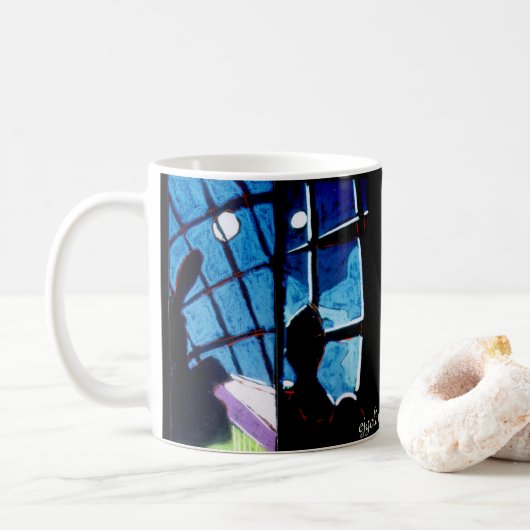 Mug ejgoldguru - Acrylique - Spectacle de faisceau de  (Avec donut)