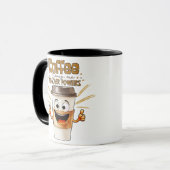 Mug El café me da poderes de maestro (Devant gauche)