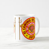 Mug EL Camino De Santiago 2012 (Devant droit)