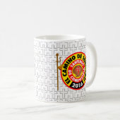 Mug EL Camino De Santiago 2016 (Devant droit)