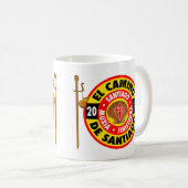 Mug EL Camino De Santiago 2018 (Devant droit)