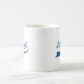 Mug EL Jefe dans le lettrage de bleu marine (Centre)
