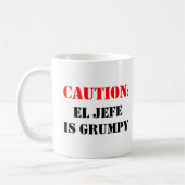Mug el jefe est grincheux (Gauche)