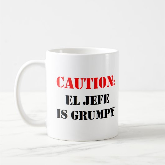 Mug el jefe est grincheux (Gauche)
