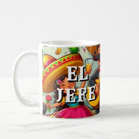 Mug El Jefe "Le Patron" Fiesta (Gauche)