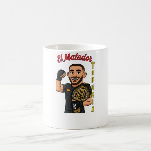 Mug El Matador, Topuria, UFC Fighter (Centre)