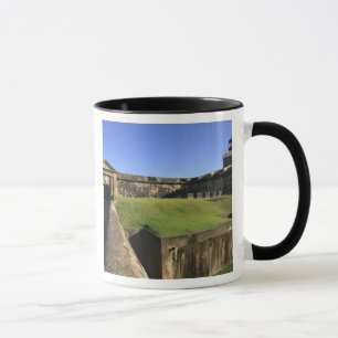 Mug El Morro, château San Felipe, pont-levis, avant
