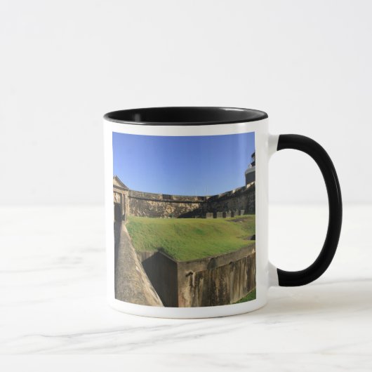 Mug El Morro, château San Felipe, pont-levis, avant (Droite)