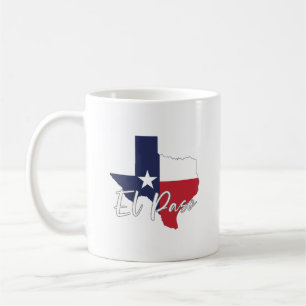Mug El Paso, Texas Drapeau Carte