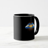 Mug El Salvador Et Nicaragua Mains Cardiaques (Devant droit)