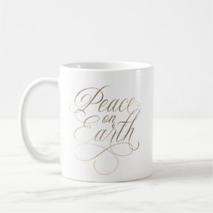 Mug Elaborer, Elegant Peace on Earth scénario en faux 